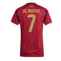 Belgia Kevin De Bruyne #7 Hjemmedrakt Dame EM 2024 Kortermet